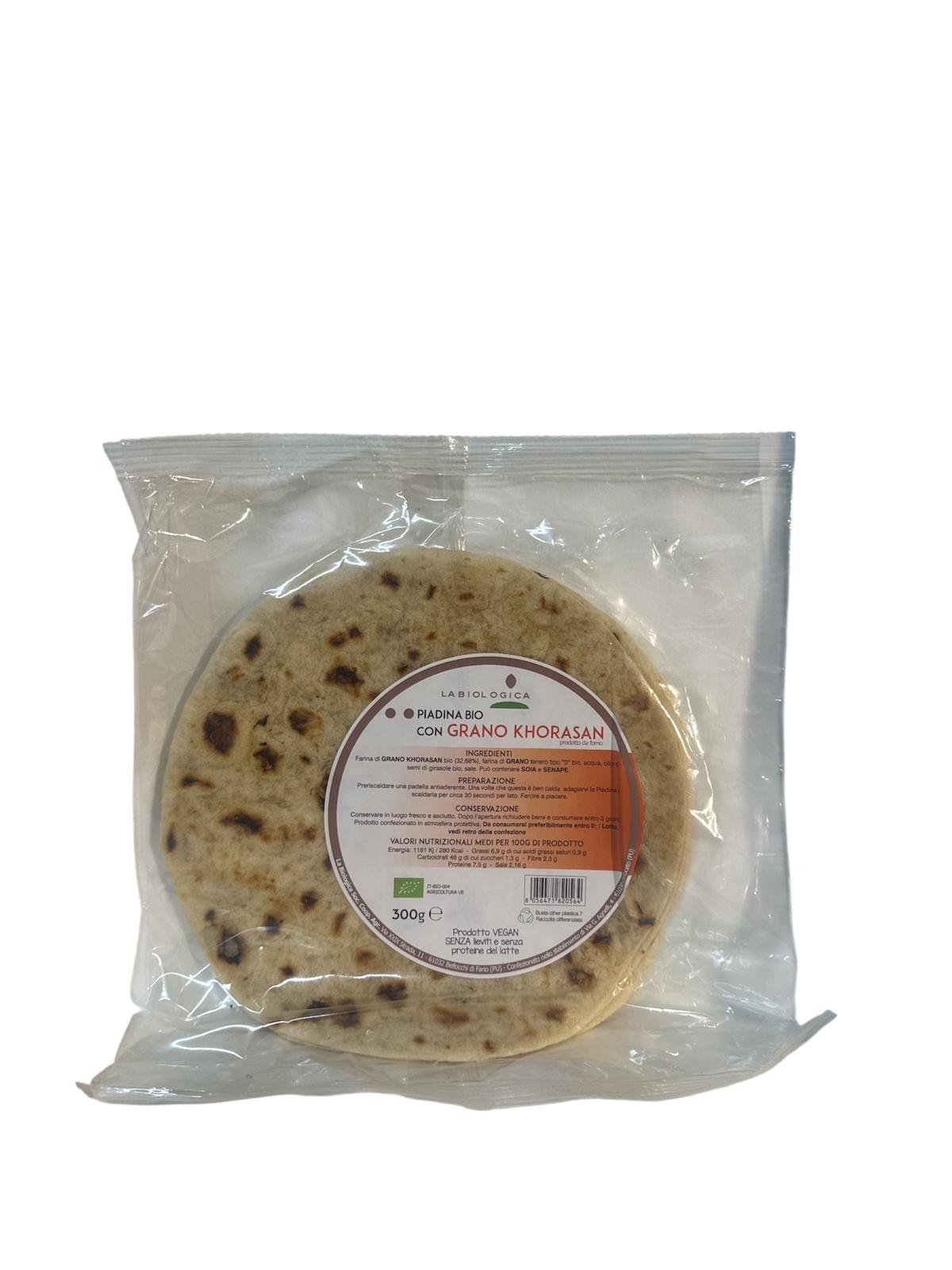 Piadina con grano khorasan