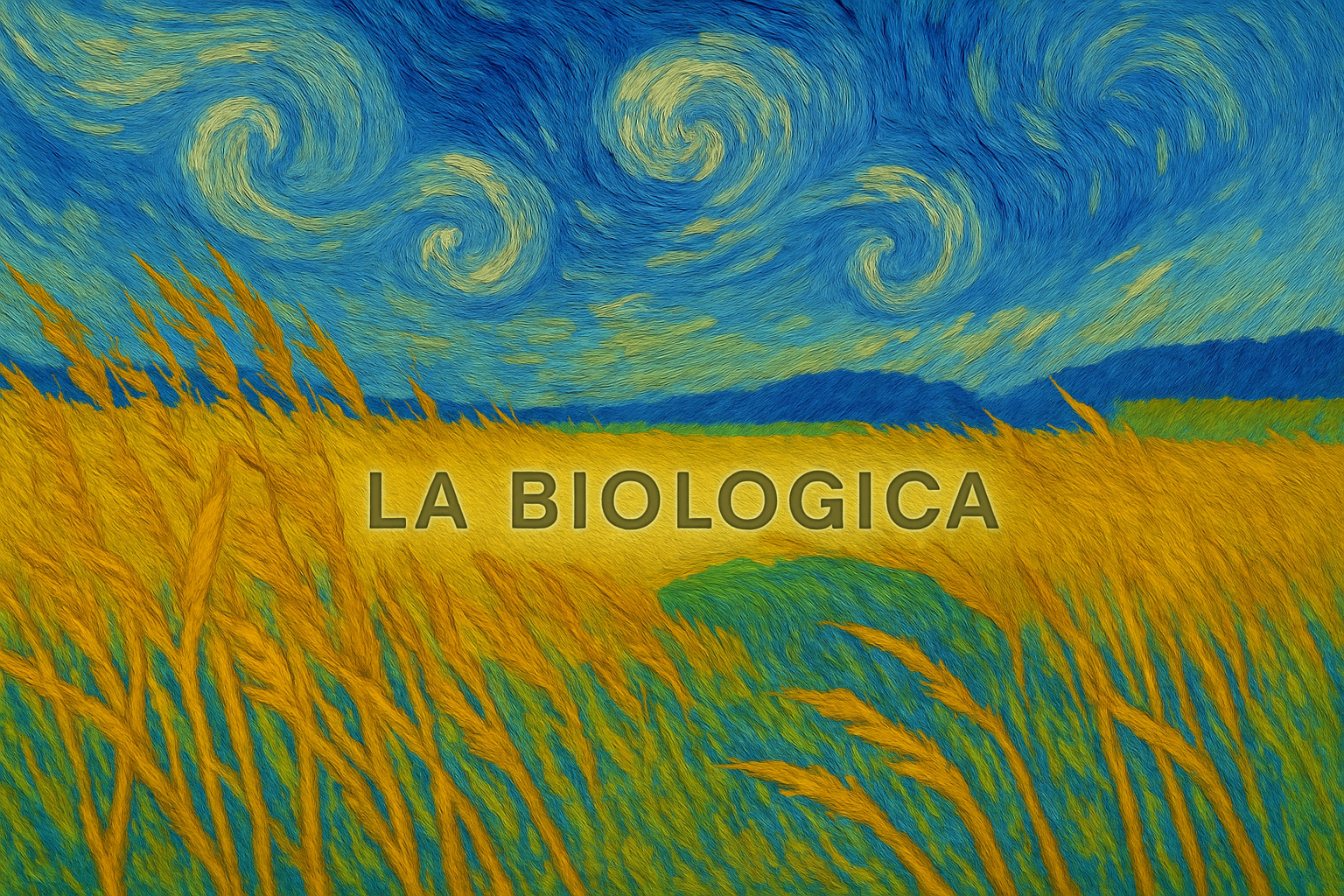 Campo di grano La Biologica senza foglia